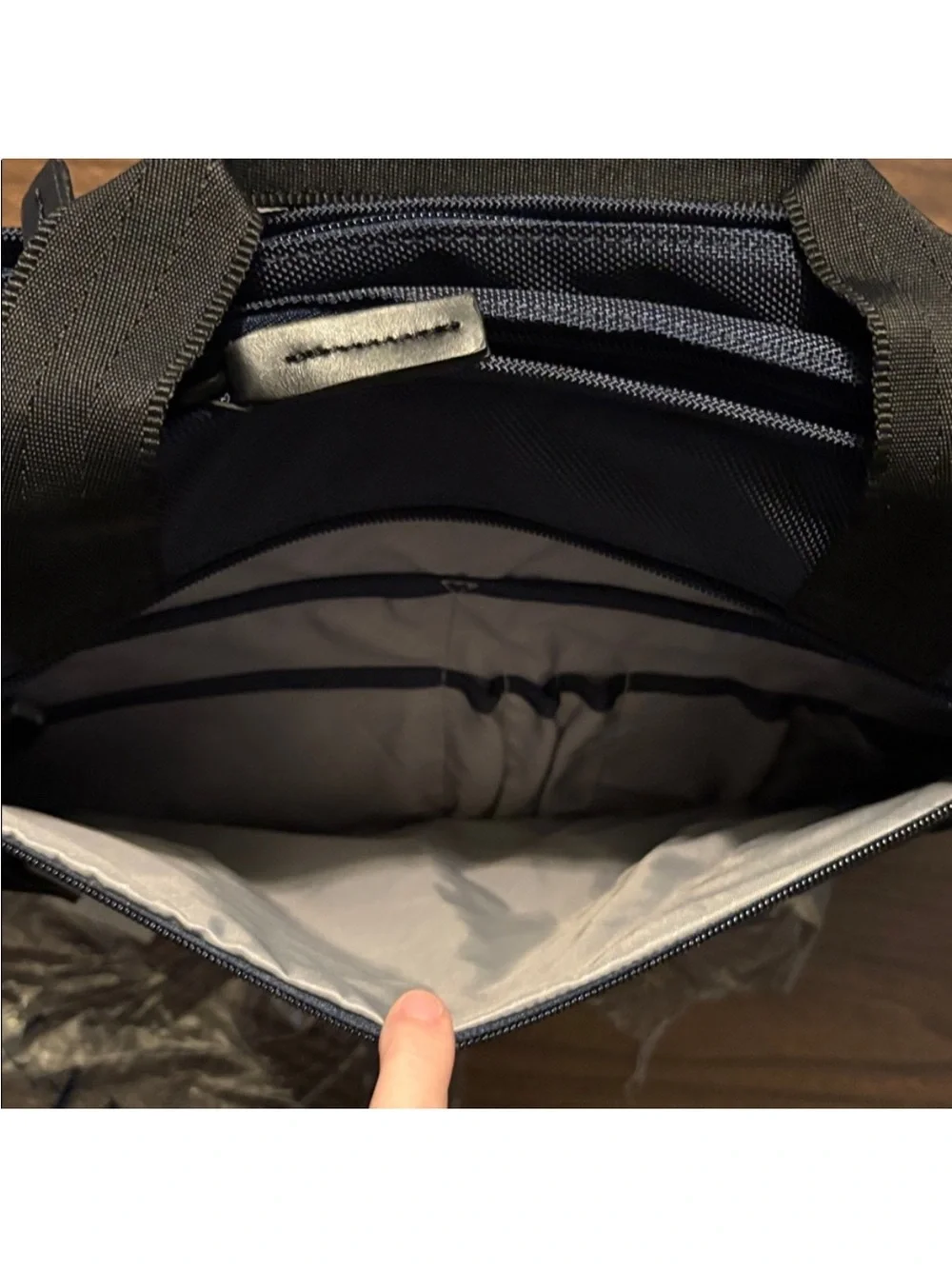 NEW Lands’ End Lighthouse Briefcase Deep Sea Navy Bag